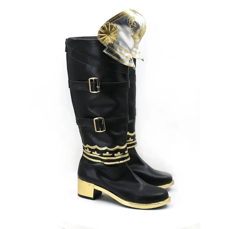 

25COSGame Identity V Composer Frederick Cosplay Shoes PU Leather Shoes Halloween Carnival Boots Cosplay Prop Custom Made