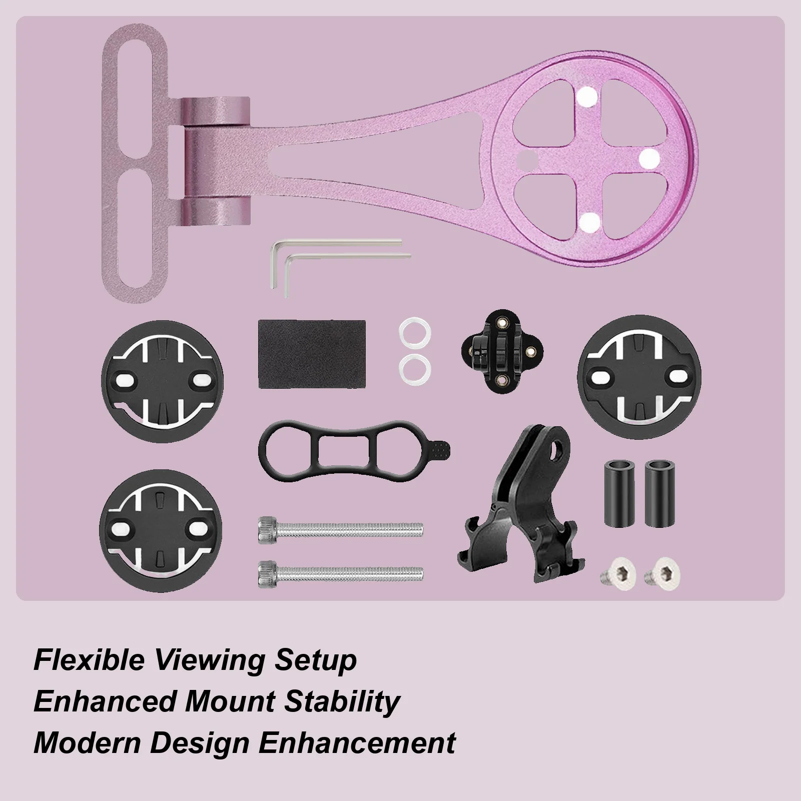 

Переднее крепление для велосипеда, переднее крепление для горного велосипеда, держатель спидометра, велосипедные аксессуары для отслеживания данных, ночная езда, длинная дорожка