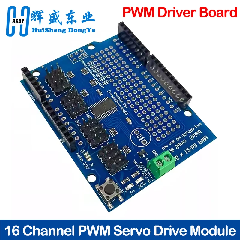 Motor/Stepper/Servo/Robot Shield for Arduino I2C v2 Kit w/ PWM Driver Board