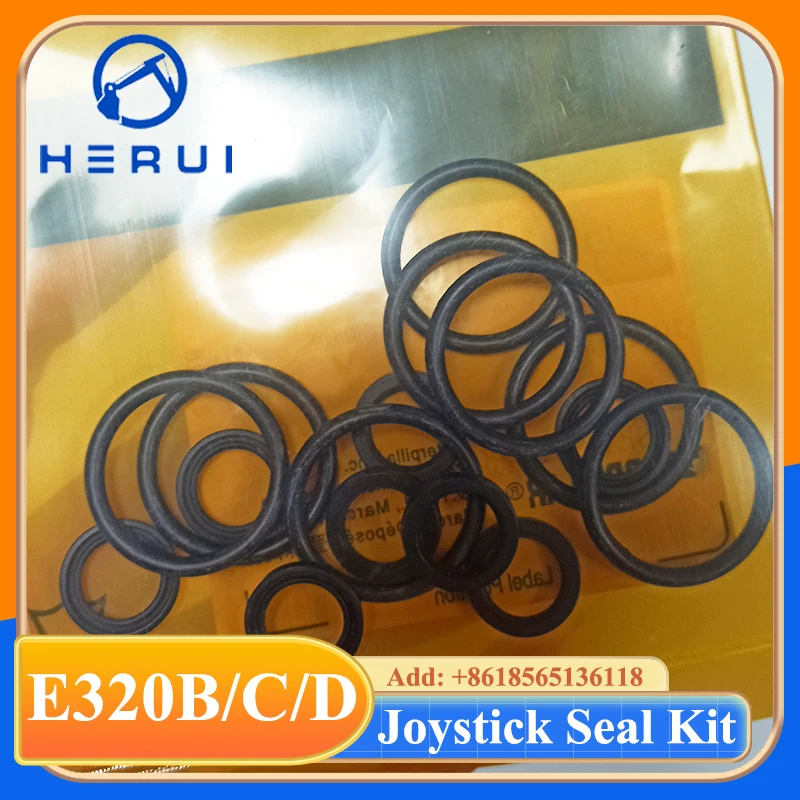 

E320B/C/D Комплект ремонтных уплотнений пилотного клапана для экскаватора E320B E320C E320D Ремкомплект джойстика Сальник