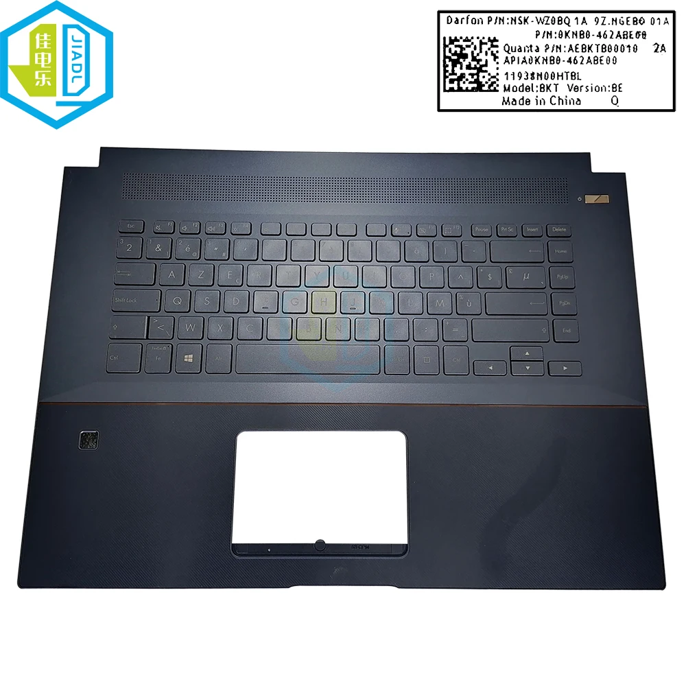 

AZERTY Belgian Hungary Keyboard Backlight For Asus ProArt StudioBook W700 G3T G2T W700G1T Laptop Palmrest Keyboards Blue Keycaps