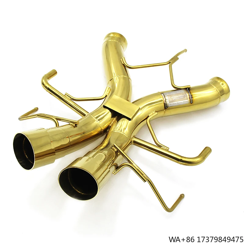 

OEM Sport Car Stainless Steel Golden Auto Part for Mclaren P1 Hybrid 2013- Modified Sounds Exhaust System