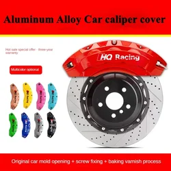 4pcs Front Rear Car Brake Caliper Cover 3D Aluminum Metal Kit Wheel Modification Decoration