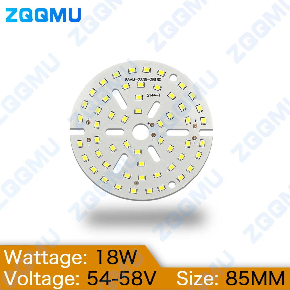 1 szt. 18W żarówka LED lampa SMD 2835 płyta okrągły moduł źródło światła płyta dla majsterkowiczów żarówka Led Downlight Chip Spotlight