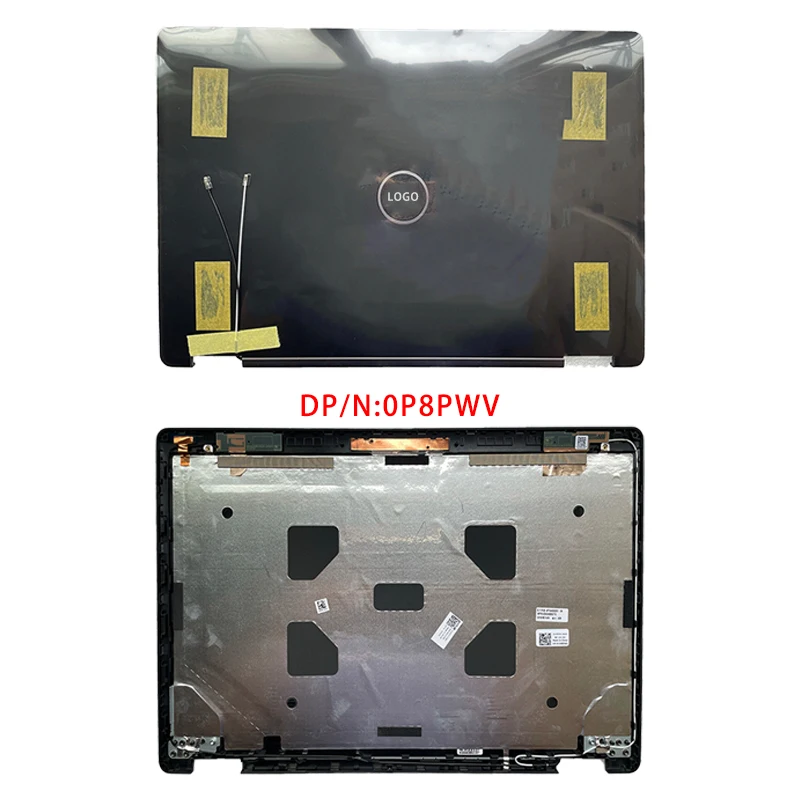 Novo para dell latitude 5580 5590 precisão m3530 m3520; acessórios para laptop replacemen capa traseira lcd/inferior com logotipo 0rv800