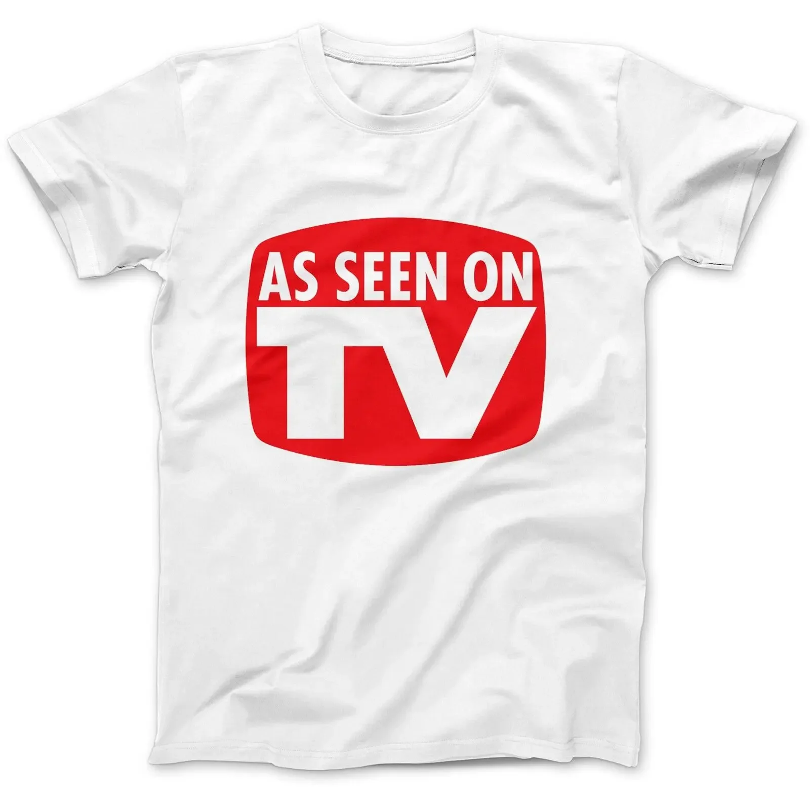 

As Seen On TV Logo Television T-Shirt 100% Premium Cotton Funny Gift Present