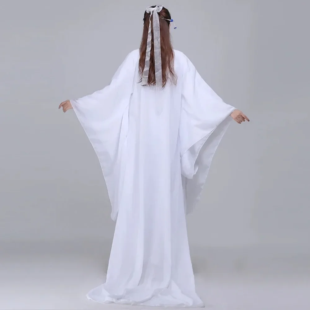 Disfraz de Hanfu tradicional para mujer, ropa china antigua para Halloween, baile clásico, vestido de actuación con cremallera