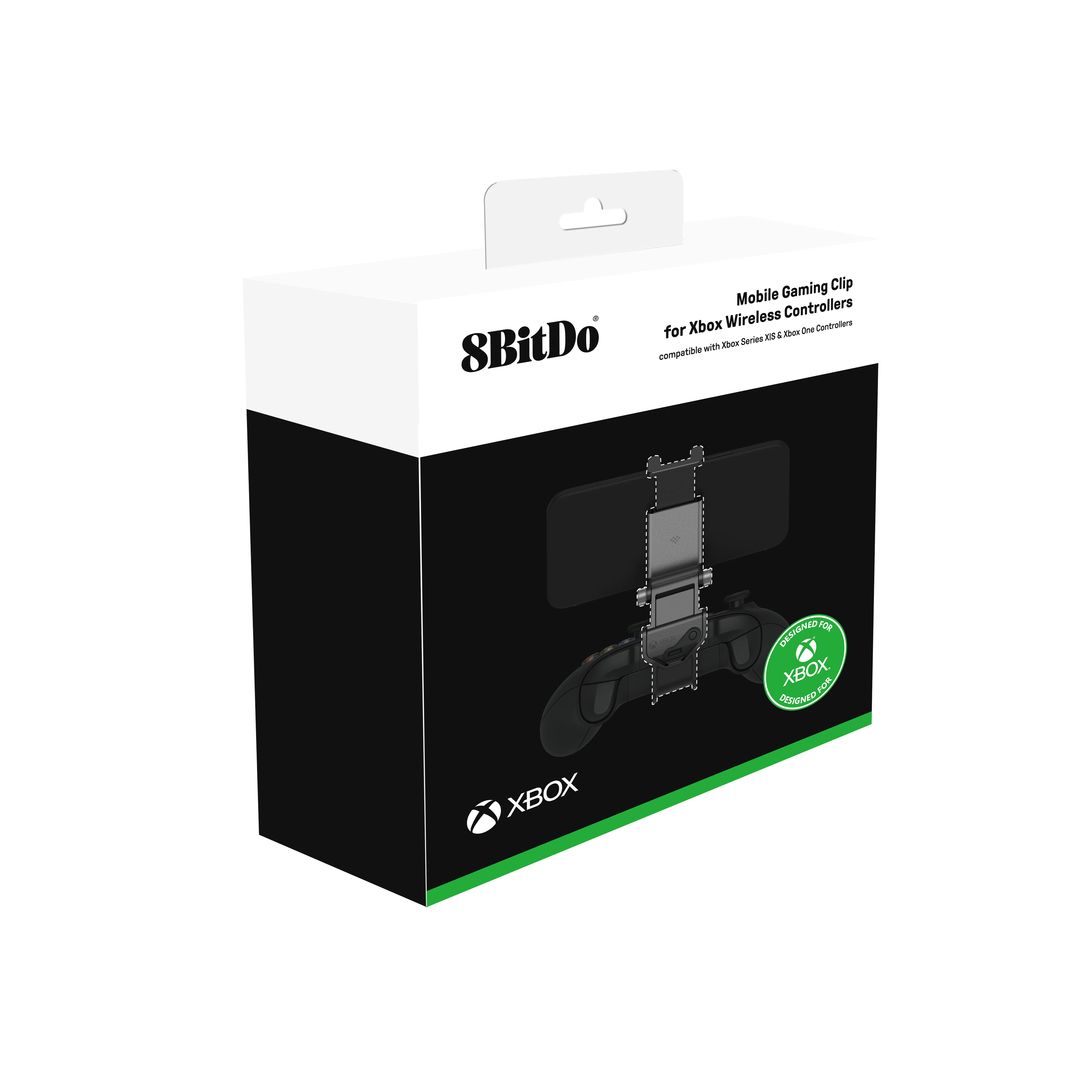 8BitDo حامل الهاتف المحمول الألعاب كليب حامل ل Xbox & Xbox Elite، Pro 2، SN30 Pro، Ultimate 2 وحدات تحكم لاسلكية غمبد مقبض