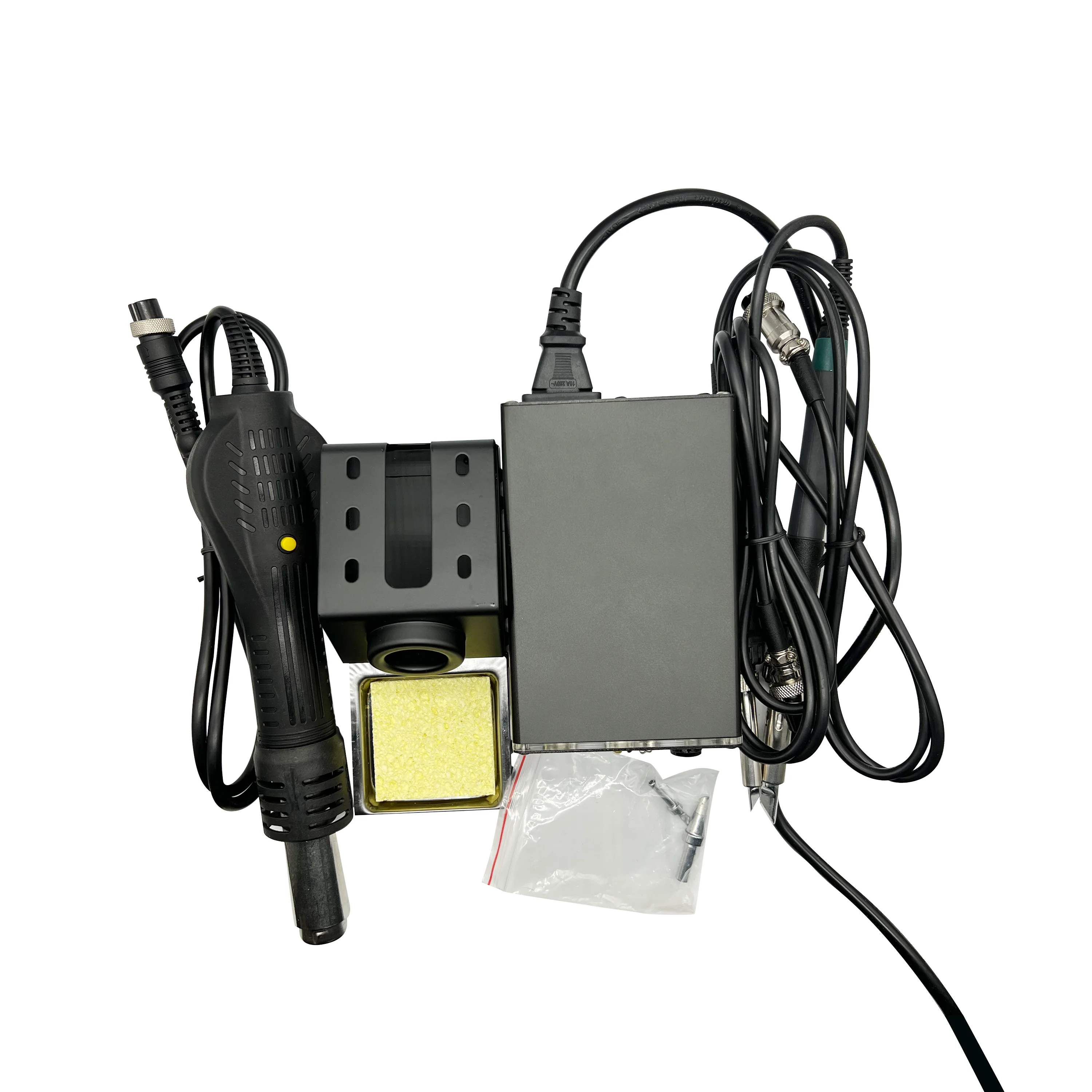 WY720 Solder Station Kit Electric Solder iron LED Digital Display Rework Station With Soldering Tips Welding tools English