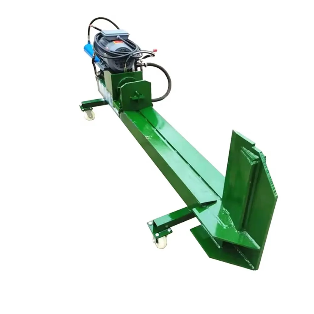 Engine Wood Splitter Machine 15-40 Tonnes Electric Hydraulic Wood Splitting Machine Horizontal Type Wood Log Cutter