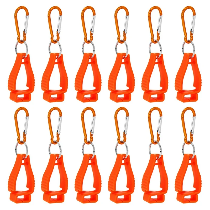 Glove Clips For Work Glove Holders Glove Belt Clip With Metal Carabiners For Construction Worker Guard Labor