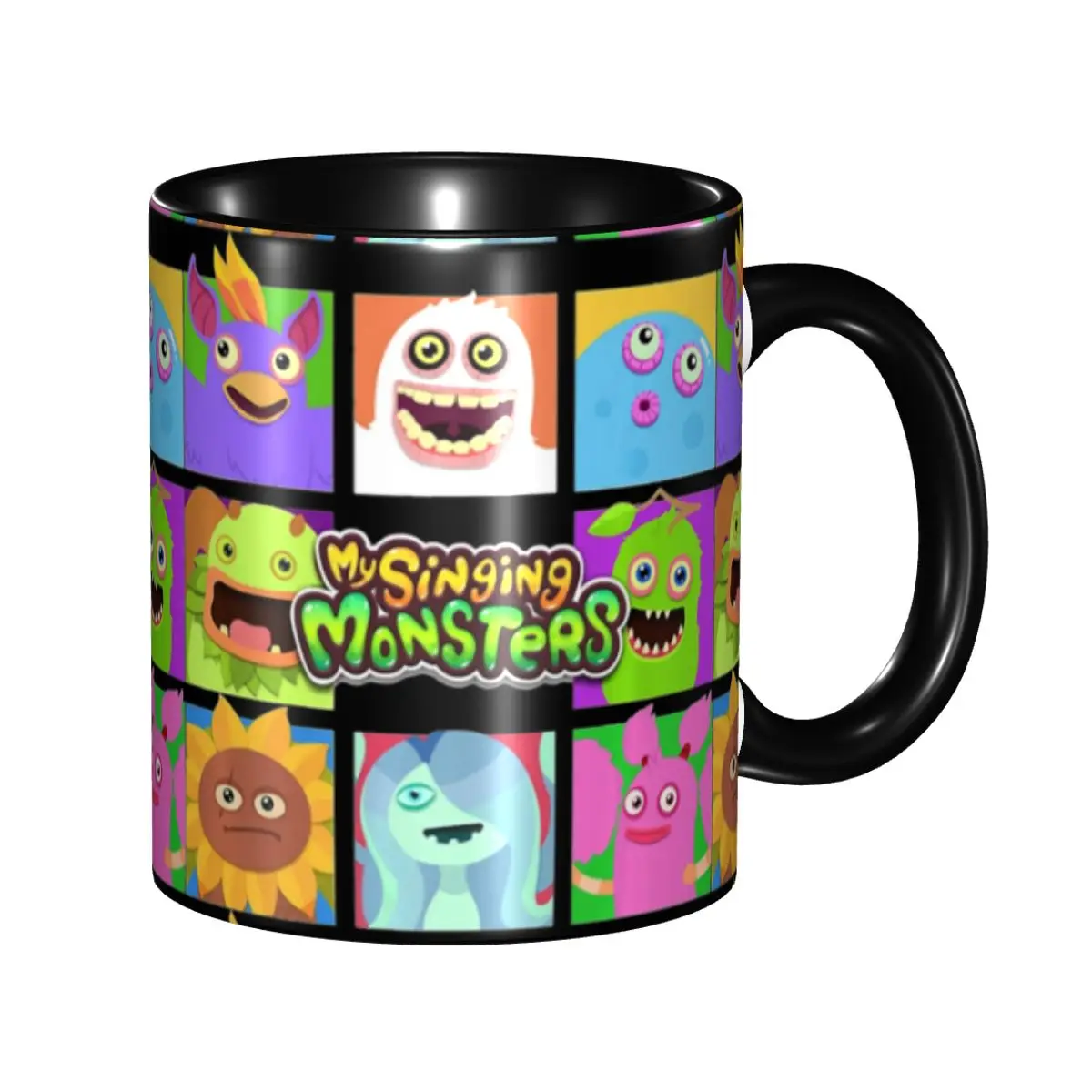 Divertido monstruo Mash My Singing Monsters taza de té tazas de habitación
