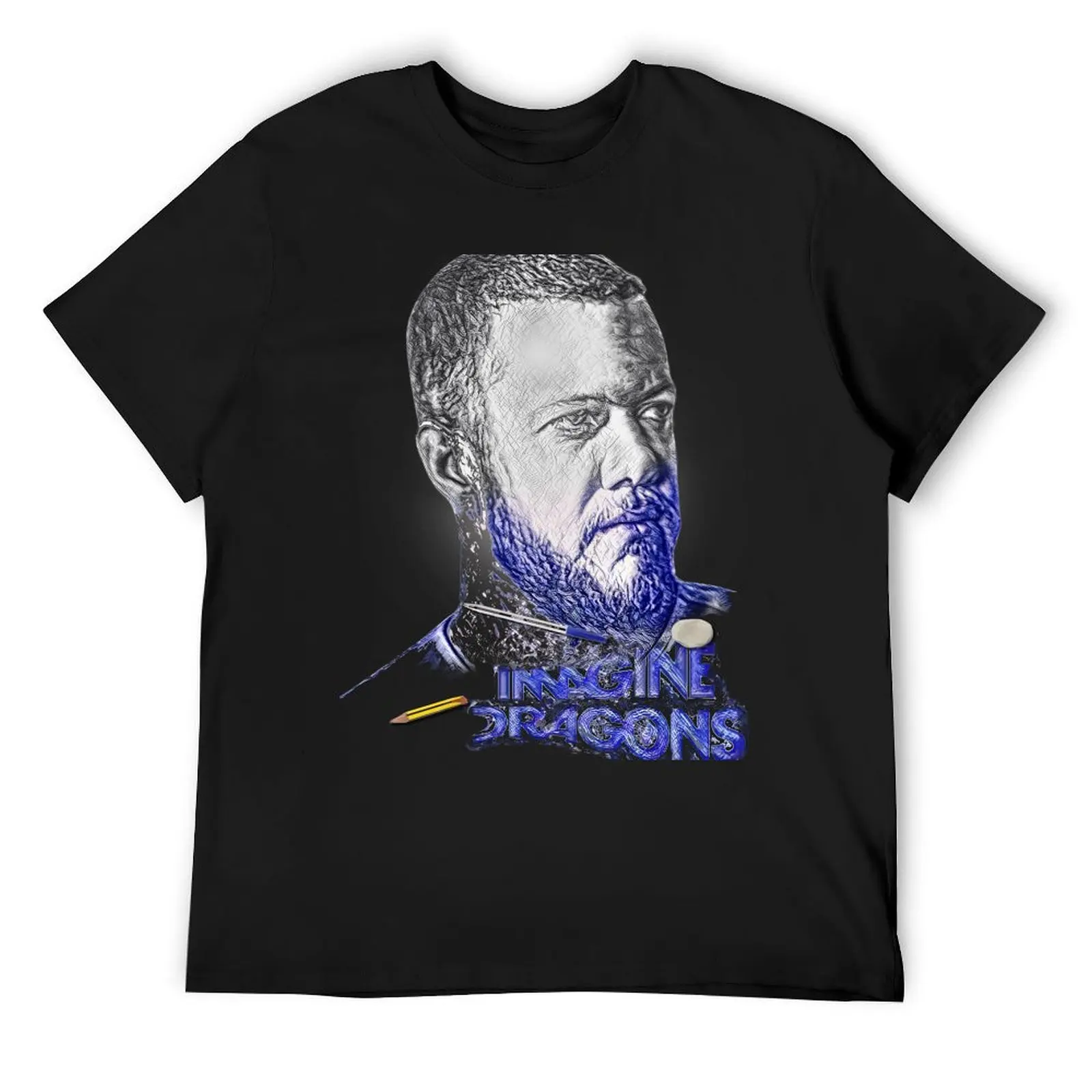 

Dan Reynolds in Sketch T-Shirt cheap stuff tshirts personalised animal prinfor boys heavyweights mens t shirts casual stylish