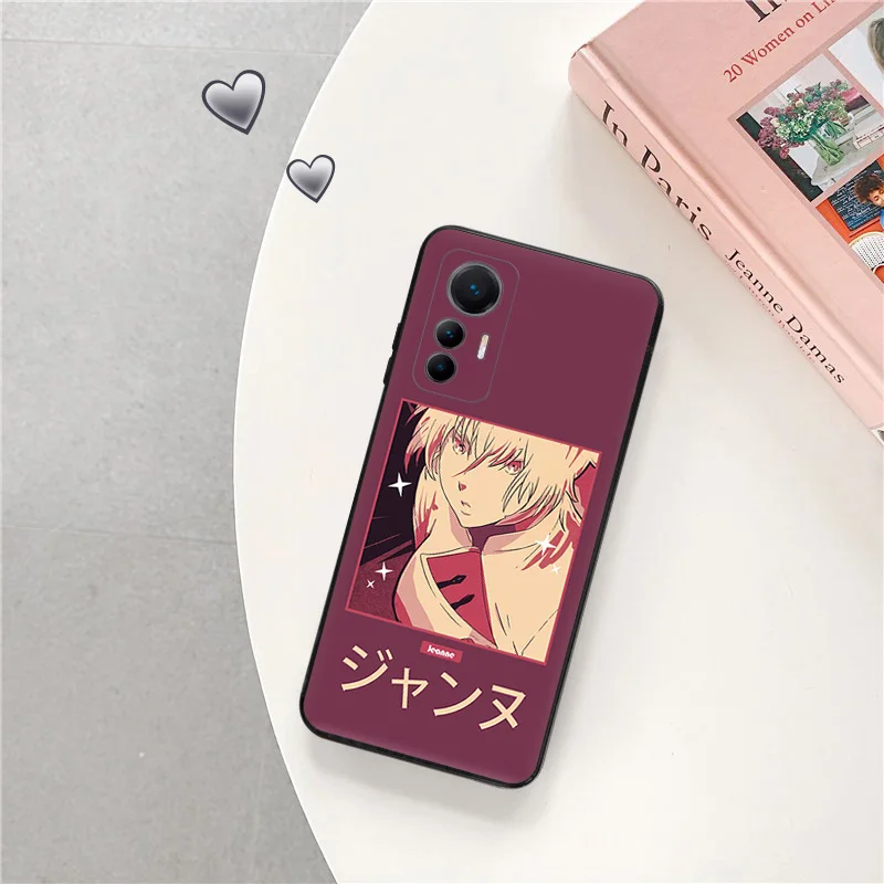 Phone Case for Xiaomi 13 12 12x 12t Redmi Note13 Note12 13c 12c 12s The Case Study of Vanitas Anime Soft Black Anti-Drop Cover