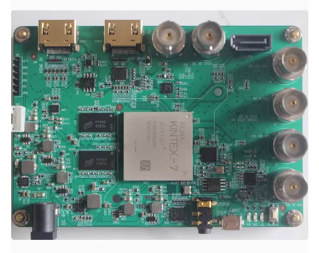 For xilinx Kintex-7 12G sdi 4K HDMI SATA3 HDD stores FPGA video development board