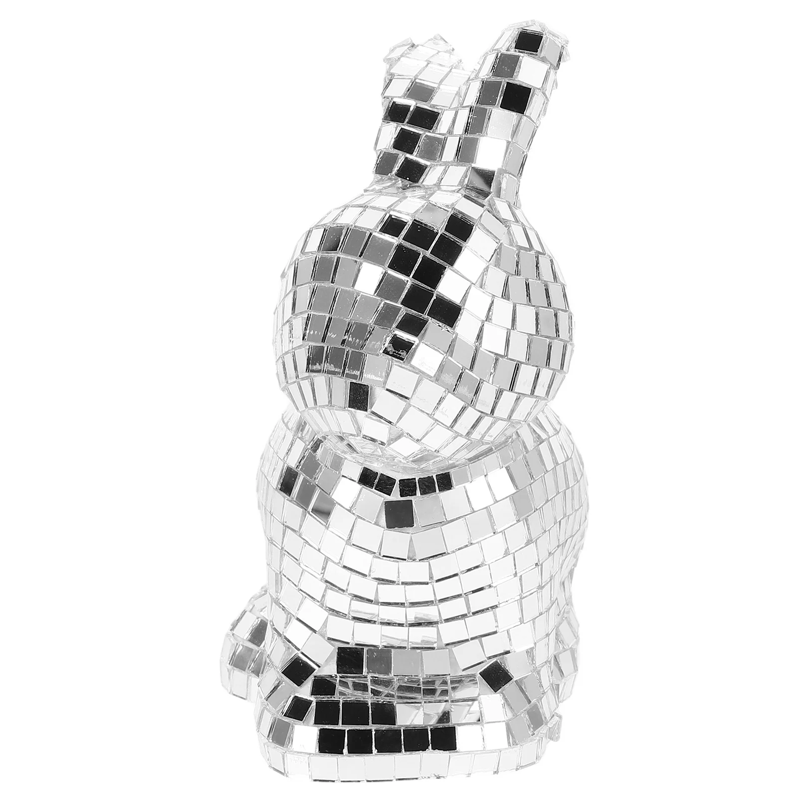 Rabbit Ornament Small Disco Ball Ornaments Outdoor Christmas Party Decorations Foam