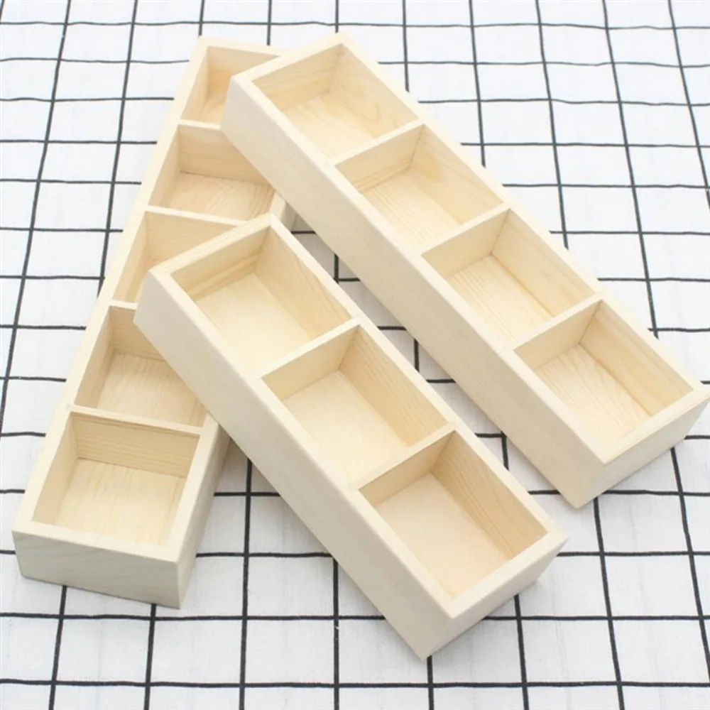 Tea Box Wood Storage Bins Small Condiment Packet Dispenser Countertop Small Teabags Containers Fleshy Flower Pot Box Tray