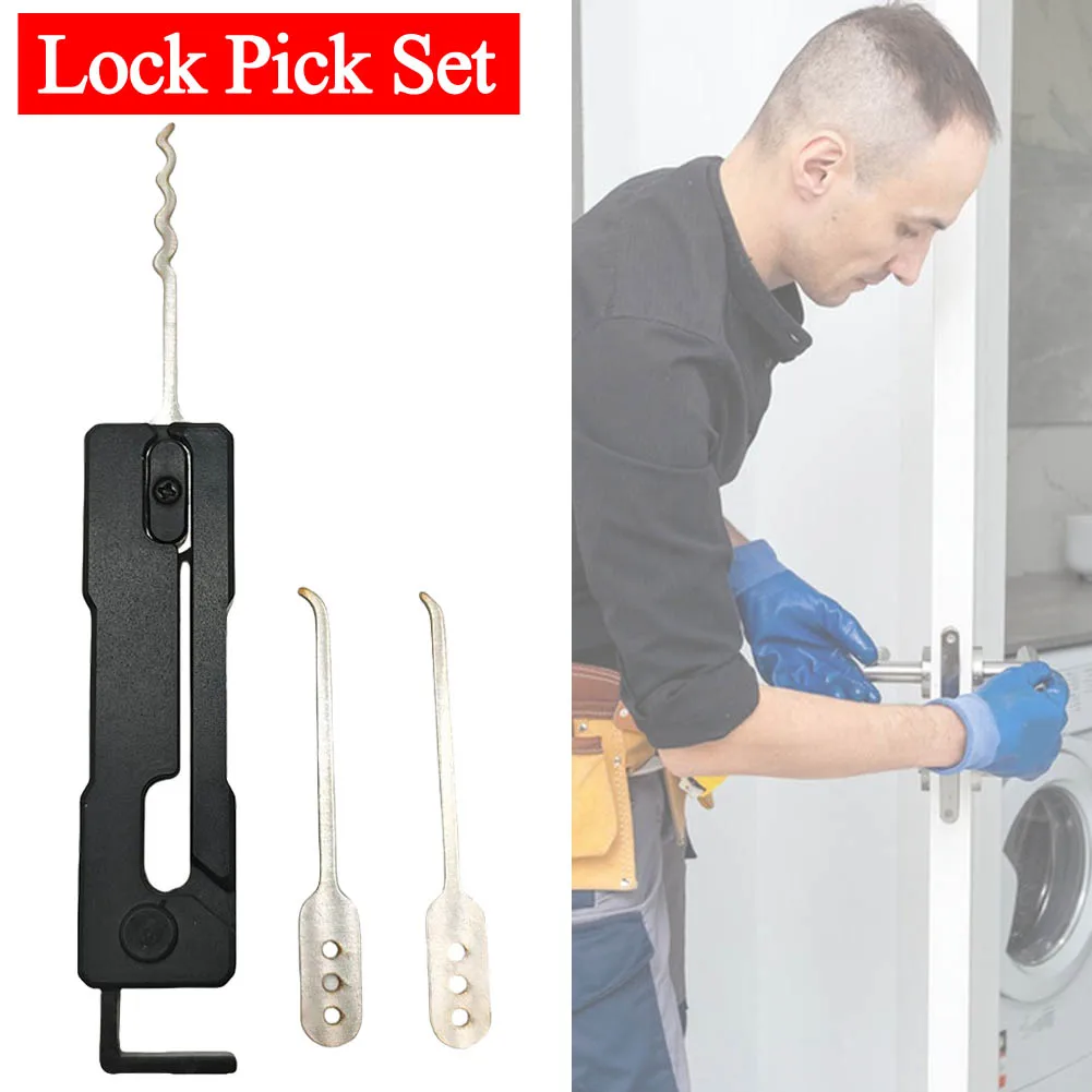 

New Lock Pick Set Professional Locksmith Tools Lock Picking Fidget Set Compact and Portable Lock Picking Set DIY Hand Tools