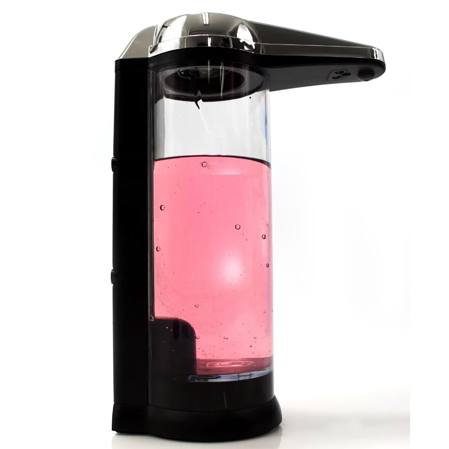 

Automatic Soap Dispenser for Kitchen and Bathroom Use - Sleek Chrome Finish, Touchless Sensor Operation, Hygienic Hands-Free De
