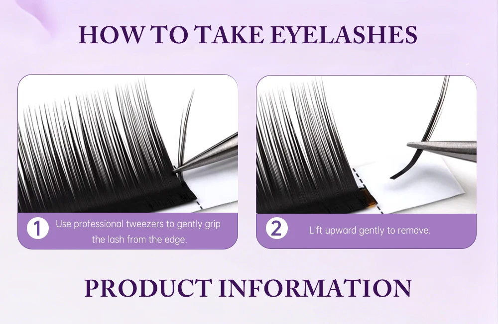 Yelix Camellia Fluffy Volume Wimpernverlängerungen Professionelle Mischlängen-Trays Salonbedarf Großhandel Spiky Fox Eye & Anime Lash – Detail 9