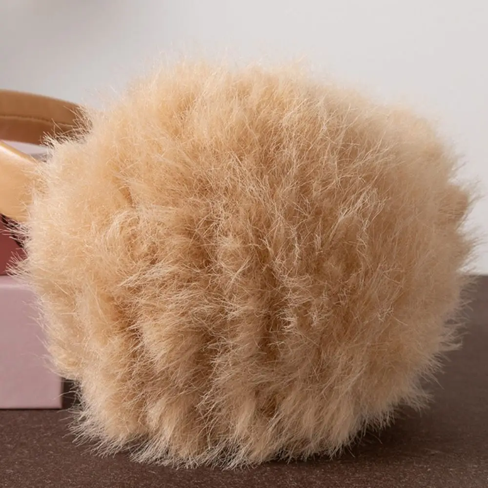 موضة لينة الأذن دفئا الباردة حماية طوي غطاء للأذن تقليد الأرنب الفراء غطاء للأذنين الدافئة النساء الرجال