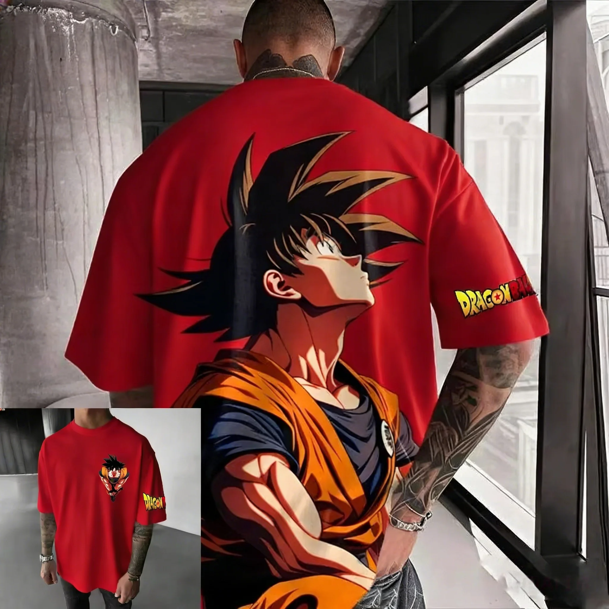 Dragon Ball 40th Anniversary 2026 Anime Printed T-shirt Extra Size Unisex Casual Streetwear Y2k Summer Fashion