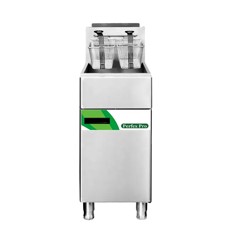 

Gas Deep Fryer with Temperature Control Stainless Steel Deep Fryer Commercial Wholesale Price Factory OEM