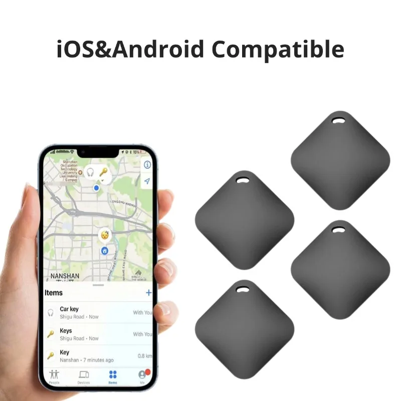 

iOS&Android GPS Tracker Smart Find My Device Google Bluetooth Locator Tracking Mini Tags Global Positioning Anti-lost