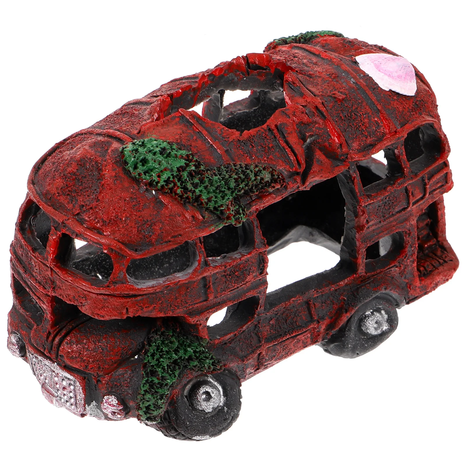 

Aquarium Decorative Resin Car Ornament Old Car Wreckage Fish Tank Hiding Shelter Fish Hidden Cave Aquarium Decoration