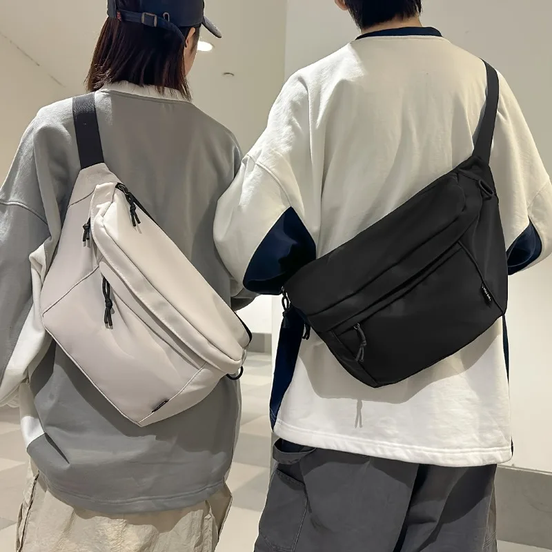 

Large Capacity Casual Bag for Women Stylish Solid Color Waist Bag with Zipper Closure, Perfect for Daily Commute, Travel