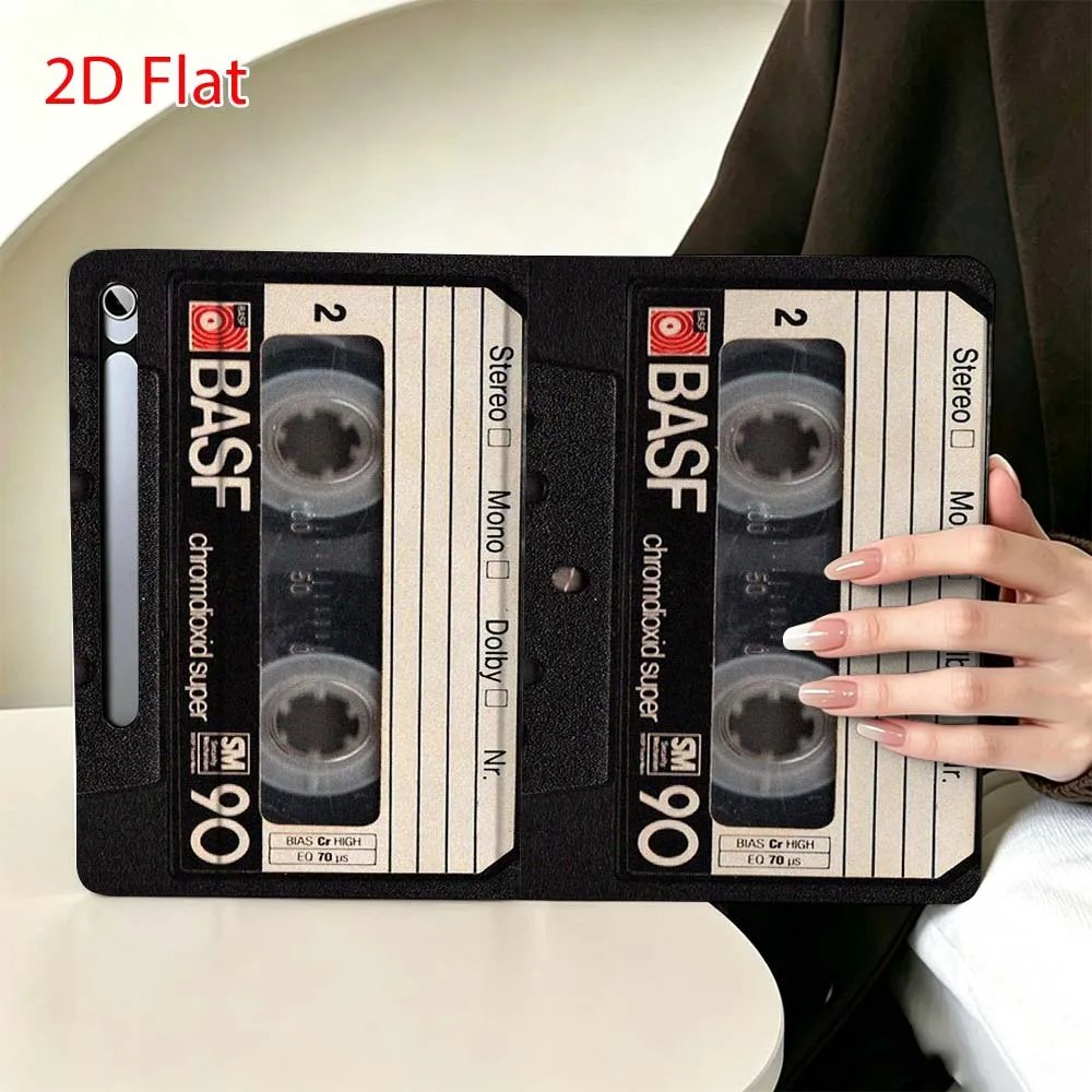 Cute Artistic Patterns For Samsung Galaxy Tab S11 S10 S9 S8 S7 S6 A9 A8 A11 Lite FE Plus Pen Tray Tablet Case Soft