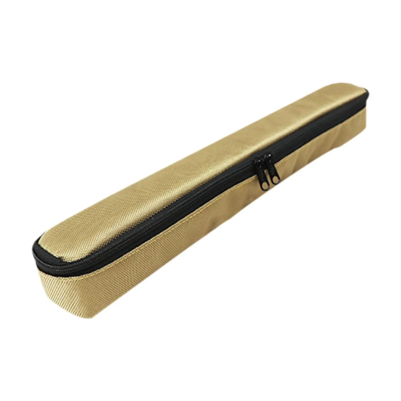 حقيبة تخزين الفلوت، حقيبة تخزين الفلوت، لوازم عملية بسحاب عصرية للموسيقيين في الهواء الطلق، حقيبة من الخيزران #2