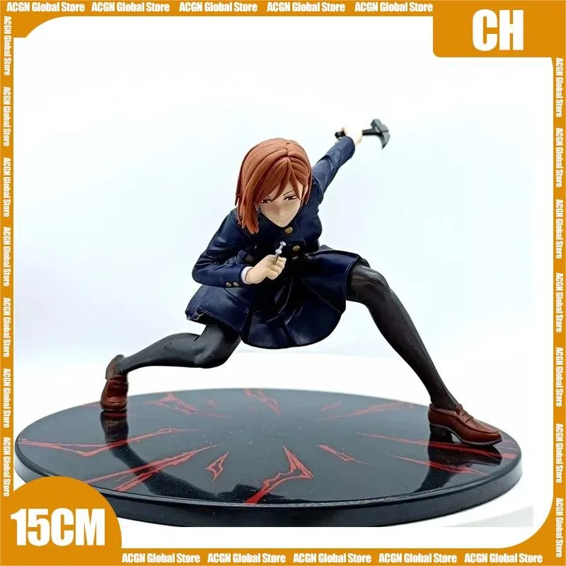 Jujutsu Kaisen Figure Kugisaki Nobara Original Anime Action Figure Ornament 15CM Model Manga Desktop Ornament Decoration Toys