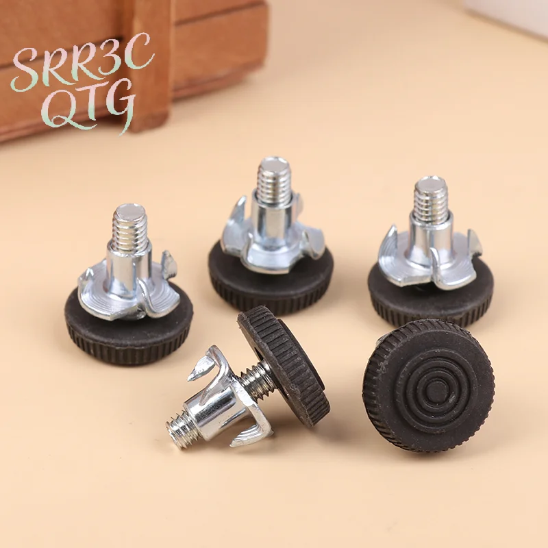 Hot 20Pcs M6 Thread Adjustable Furniture Levelers Screw In Chair Feet Durable Easy To Use Adjustable Furniture Feet Leg Levelers