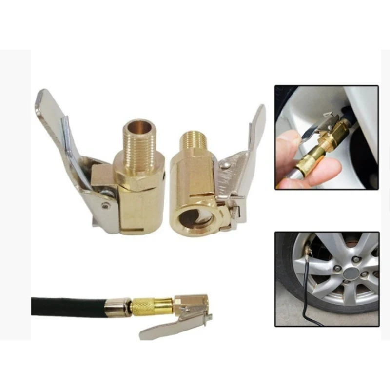 Car Inflatable Quick Connection American Inflatable Nozzle Adapter Quick Conversion Head Clamp Type Tire Impulse Inflation Pump