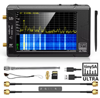 New Handheld Tiny Spectrum Analyzer 100k-5.3GHz RF Signal Generator with 4inch Display for tinySA ULTRA with battery