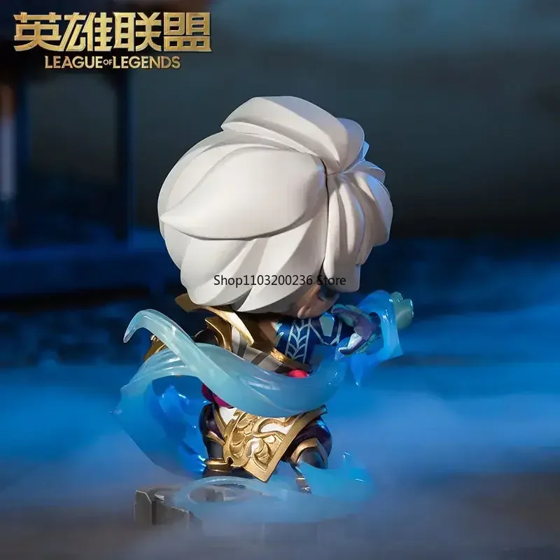 Original LOL League of Legends Lee Sin/the Blind Monk S11 Q Version Game Statues Action Figures Collectible Model Toys Gift