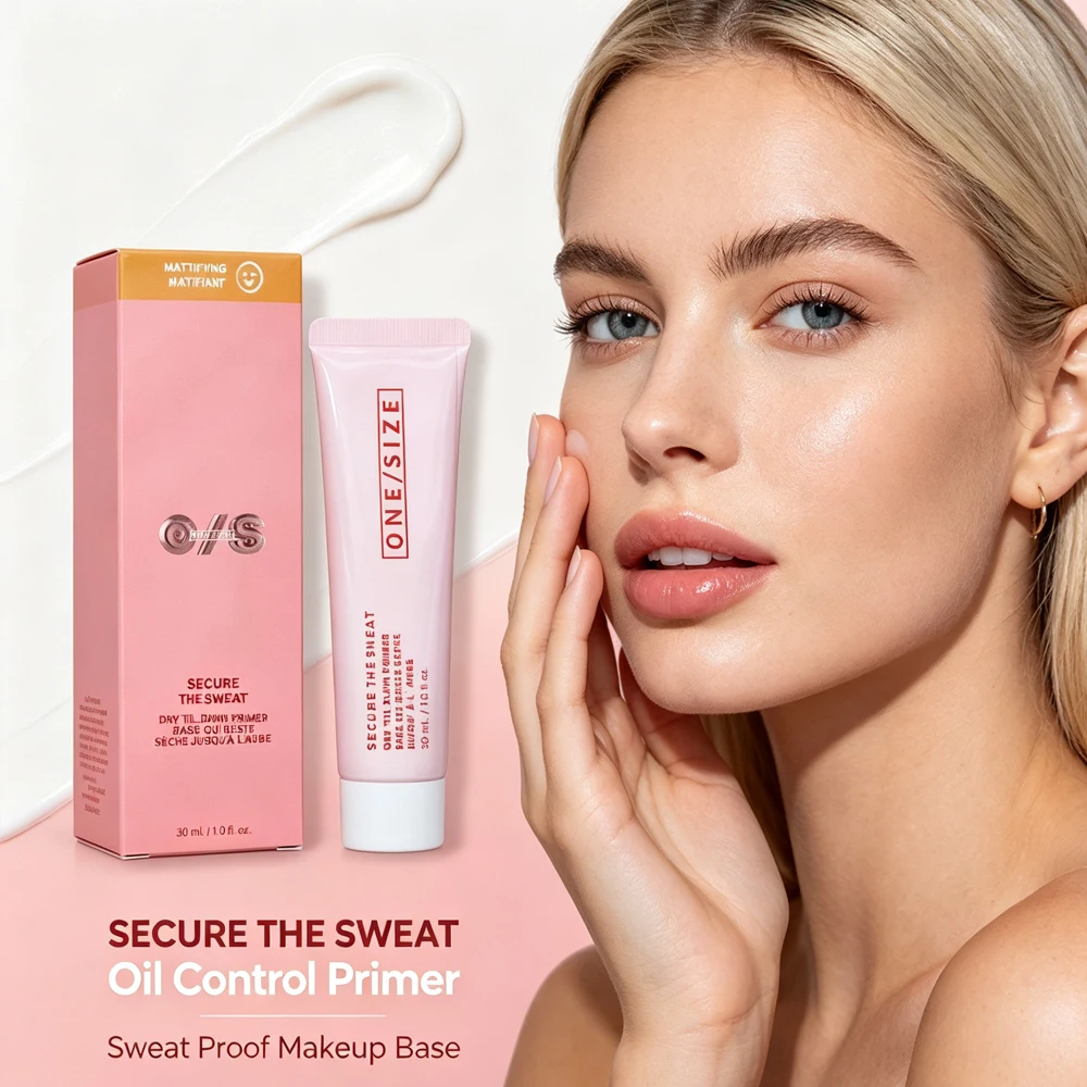 30ml The Sweat Mattifying Primer 30ml Long Lasting Oil Control Sweat Proof Makeup Base Shrink Pore Face Primer For Oily Skin