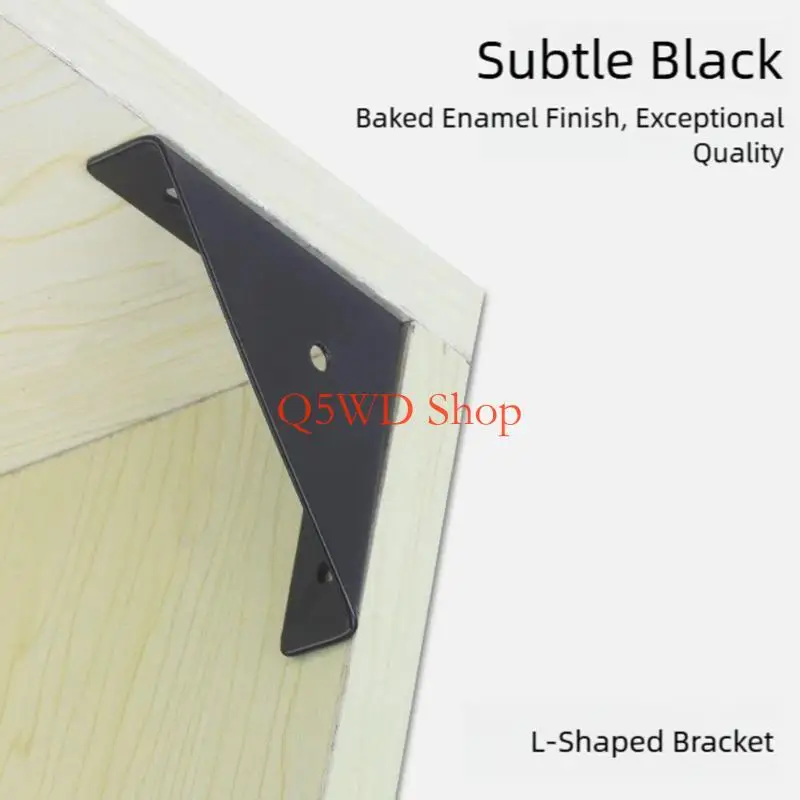 Q5WD Heavy Duty Sturdy Metal Bracket for Secure 90 Degree Furniture Support and Fixing