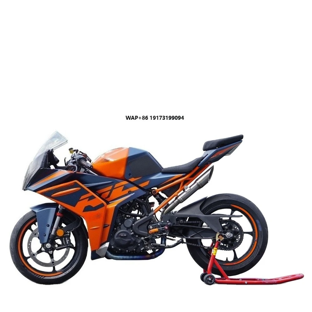 For RC390 Track Version Exhaust Titanium Alloy Full-Section Double-Outlet Exhaust