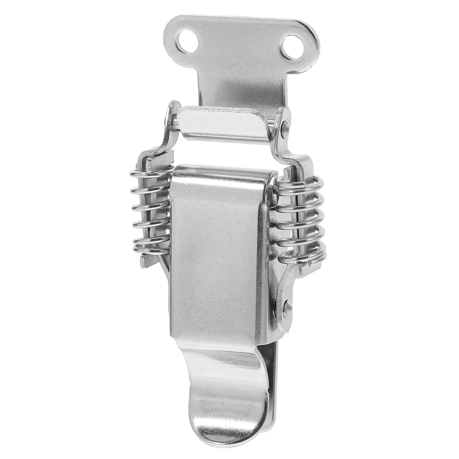 

Stainless Steel Spring Buckle Latch for Tool Box Silver Cooler Door Magnetic Catch Double Springs Durable Water Resistant