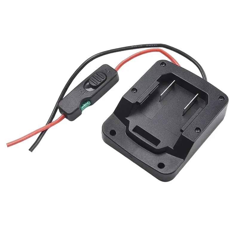 for Parkside 18V Li-ion Battery Power Ride Wheel Adapter DIY Converter with Fuses&ON/Off Switch for Rc Car Toys, Robotics