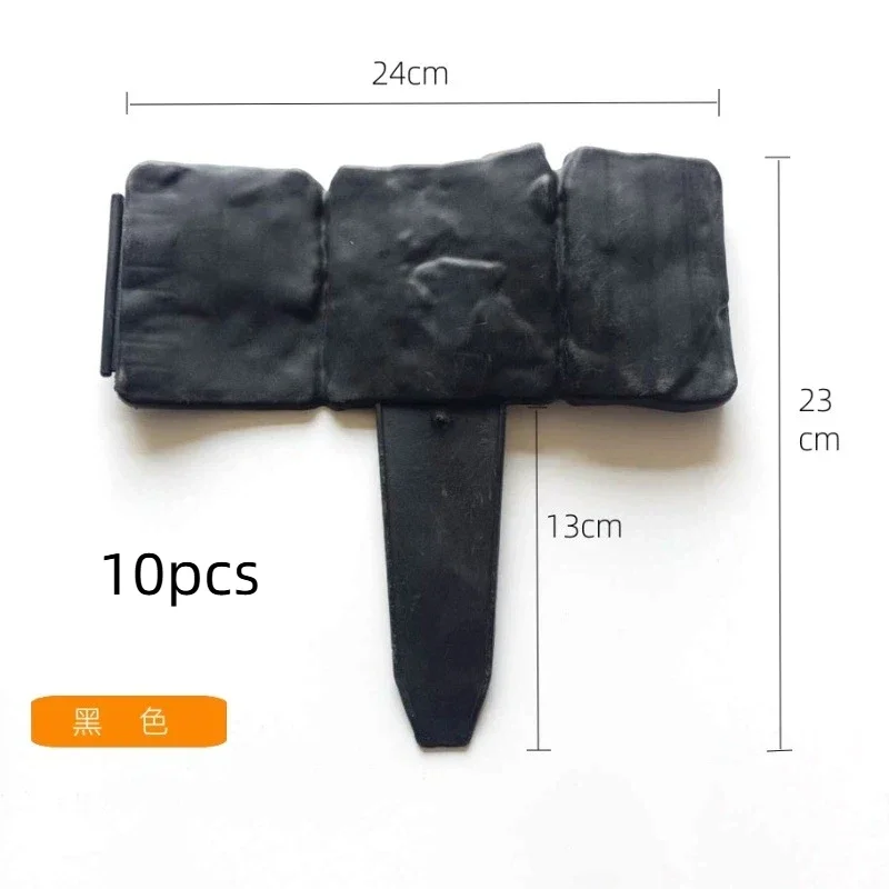 

High-quality 10Pc Gray Black Imitation Stone Garden Fence, Outdoor Decorative Border Edging for Lawn,Yard&Plant Support Stakes