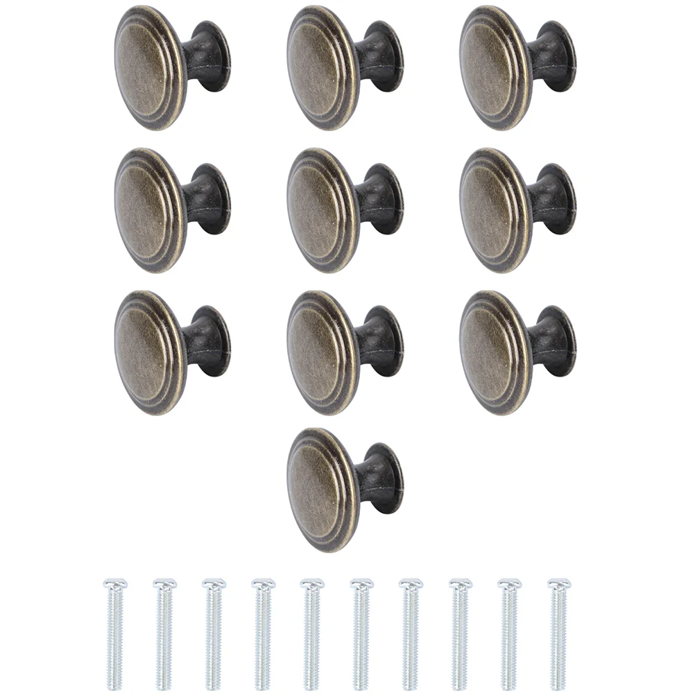 

10 Pcs Cabinet Door Handle Complete Look Knob Drawer Knobs High Quality Premium Material Wardrobe Iron Handles