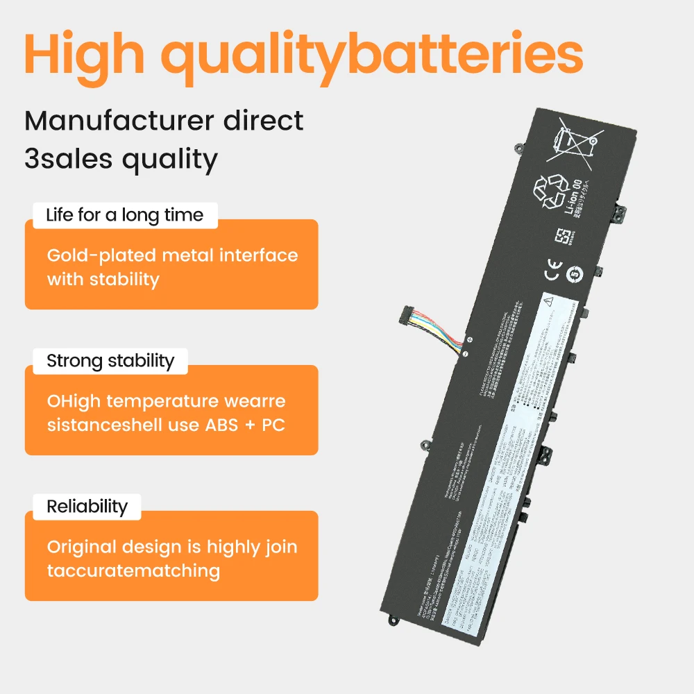 L18M4PF1 L18D4PF1 Laptop Battery For Lenovo Yoga 9-15IMH5 C940-15IRH C940-15IRH IdeaPad S740-15IRH