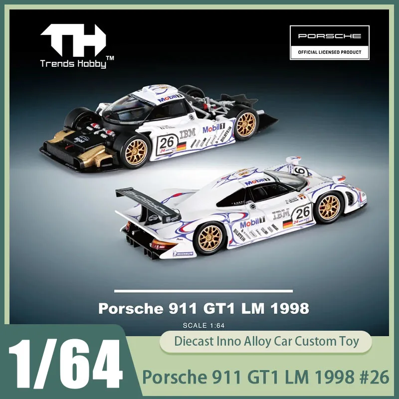 

Новинка: коллекционная модель Porsche 911 GT1 LM 1998 в масштабе 1:64 от Shock Trends Hobby # Коллекционная модель автомобиля Mobil 1 Le Mans Race Car (26 Diecast Model) – подарок для любителей автоспорта