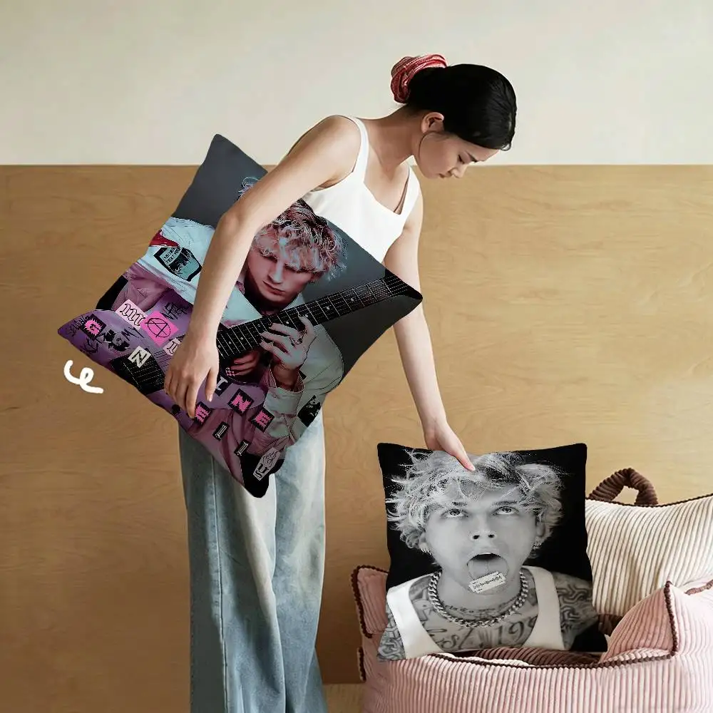 Rapper MGK M-Machine Gun K-Kelly  pillow cover sofa cushion cover home room decoration children gift