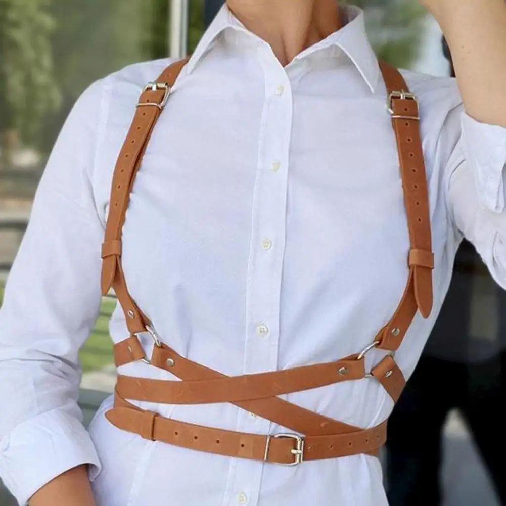 

New Luxury Women's Harness Bra Lether Suspenders Fashion Belts For Women Sexy Girls Corset Belts Shirt Dress Vest Body Harness