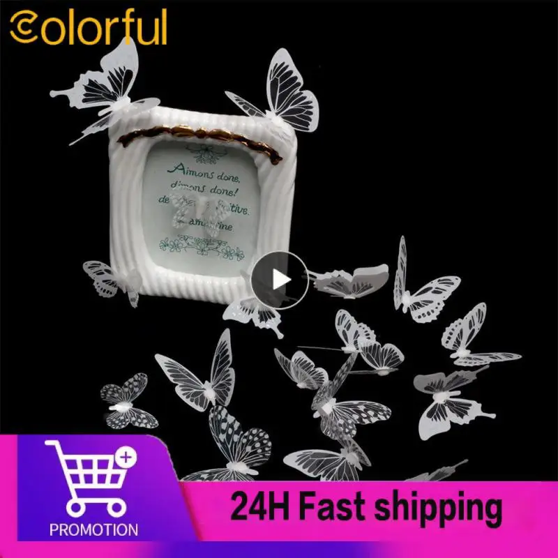 

Wedding Decoration Creative 3d Simulation Butterfly Single-layer For Living Room Porch Tv Background Convenience Easy To Clean