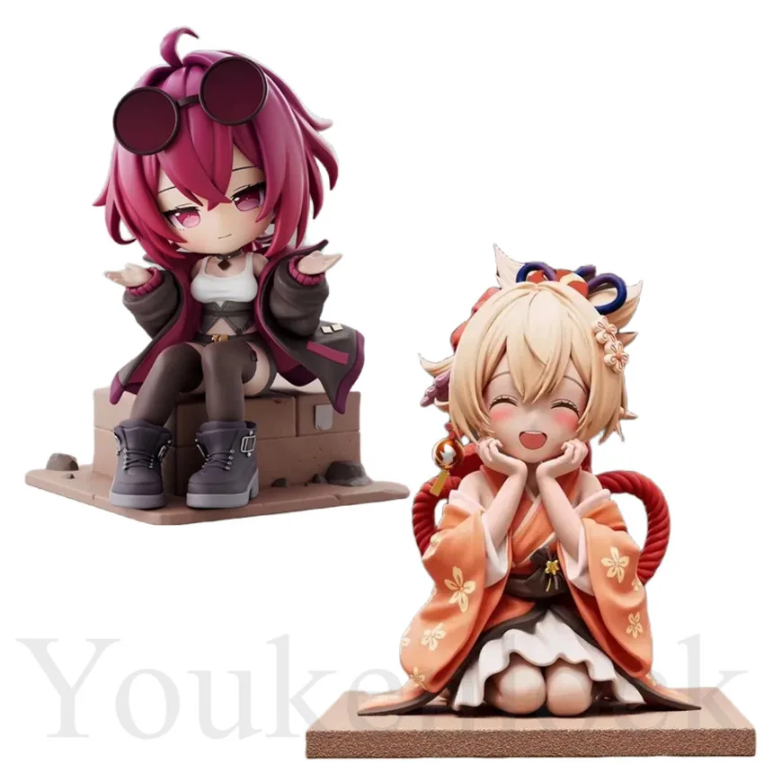 15CM Honkai Impact 3 Star Rail Kafka and Yoimiya Cute Q Version Girl PVC Action Figure Statue Collection Model Adult Toy Doll